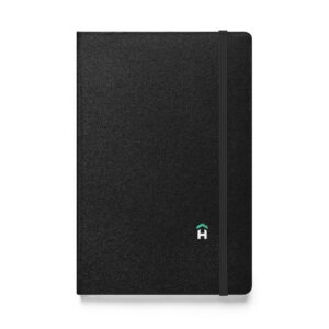 Hardcover bound notebook